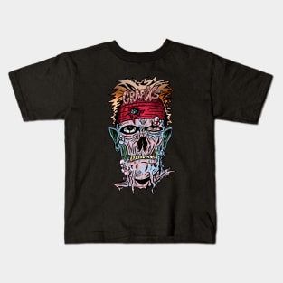 Old Mon Zombie by Grafixs Kids T-Shirt